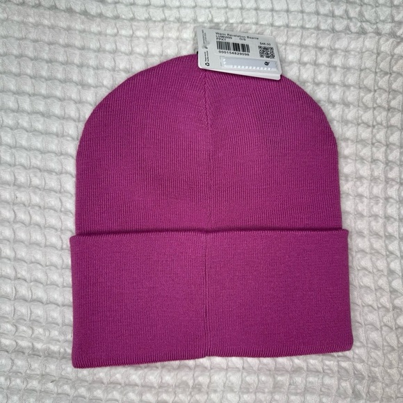 Lululemon Warm Revelation Winter Beanie Hat Pow Pink Tone NWT - Picture 5 of 6